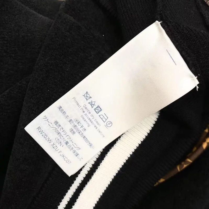 Louis Vuitton Louis Vuitton Black Wool Casual Pants 0089 Size 23" - 5 Thumbnail