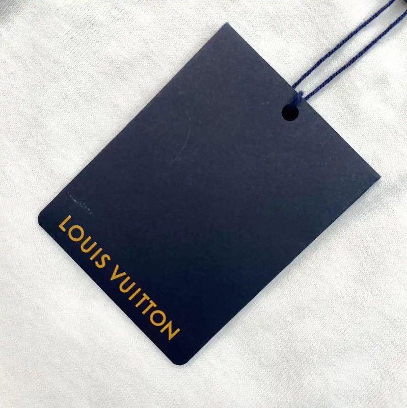 Louis Vuitton Louis Vuitton White Cotton Women's T-Shirt 0089 Size S / US 4 / IT 40 - 6 Thumbnail