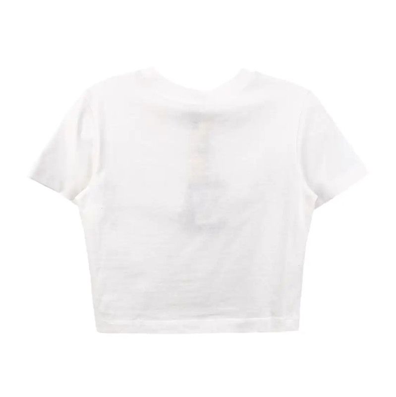 Louis Vuitton Louis Vuitton White Cotton Women's T-Shirt 0089 Size S / US 4 / IT 40 - 2 Thumbnail