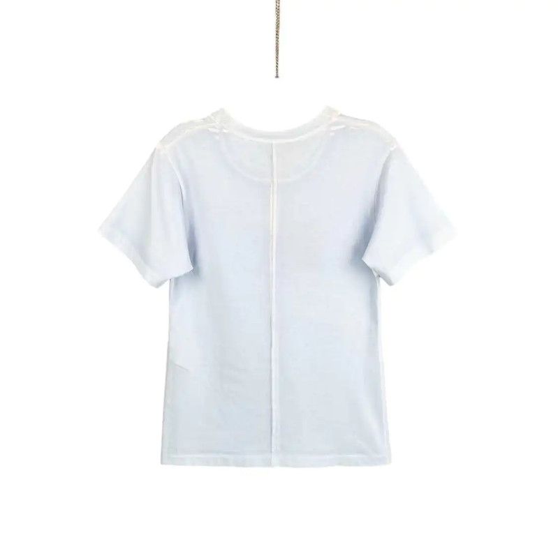 Louis Vuitton Louis Vuitton Light Blue Cotton T-Shirt for Women 0089 Size XS / US 0-2 / IT 36-38 - 2 Thumbnail