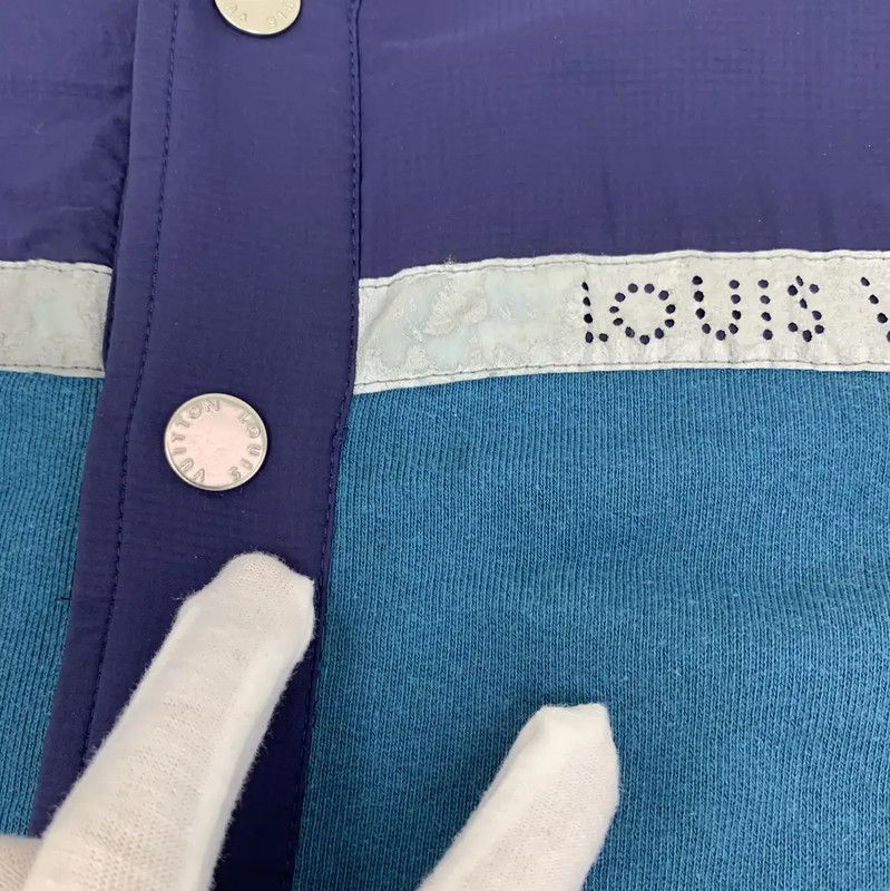 Louis Vuitton Louis Vuitton Women's XS Blue Cotton Jacket 0089 Size XS / US 0-2 / IT 36-38 - 9 Thumbnail