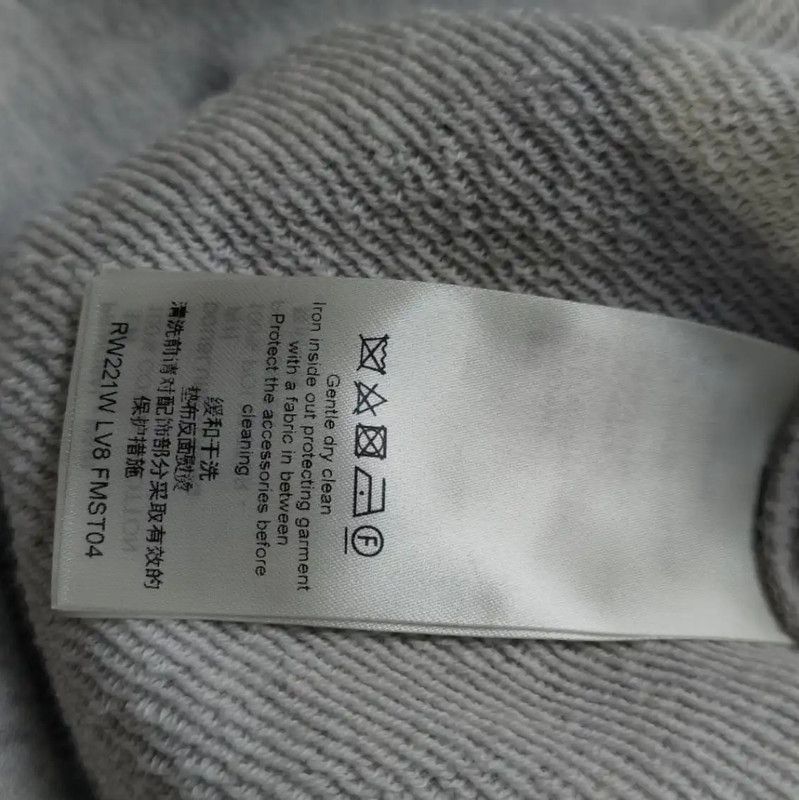Louis Vuitton Louis Vuitton Gray Cotton Women's Hoodie 0089 Size S / US 4 / IT 40 - 6 Thumbnail