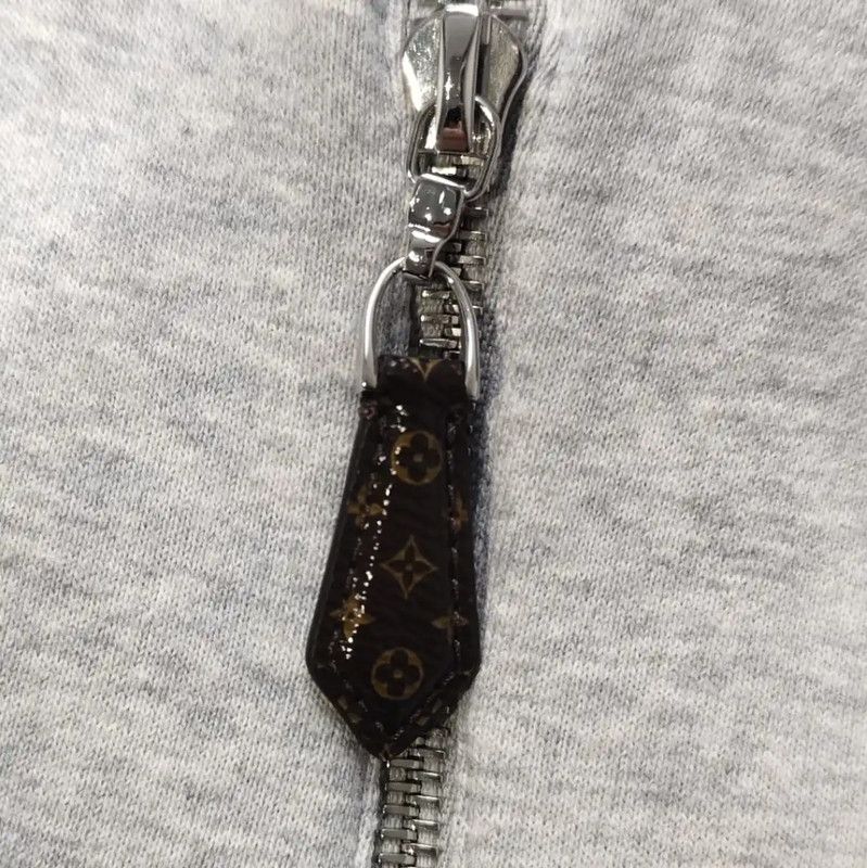 Louis Vuitton Louis Vuitton Gray Cotton Women's Hoodie 0089 Size S / US 4 / IT 40 - 3 Thumbnail
