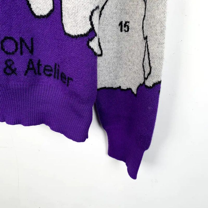 Louis Vuitton Louis Vuitton Purple Cotton Knit Sweater for Women 0089 Size M / US 6-8 / IT 42-44 - 5 Thumbnail