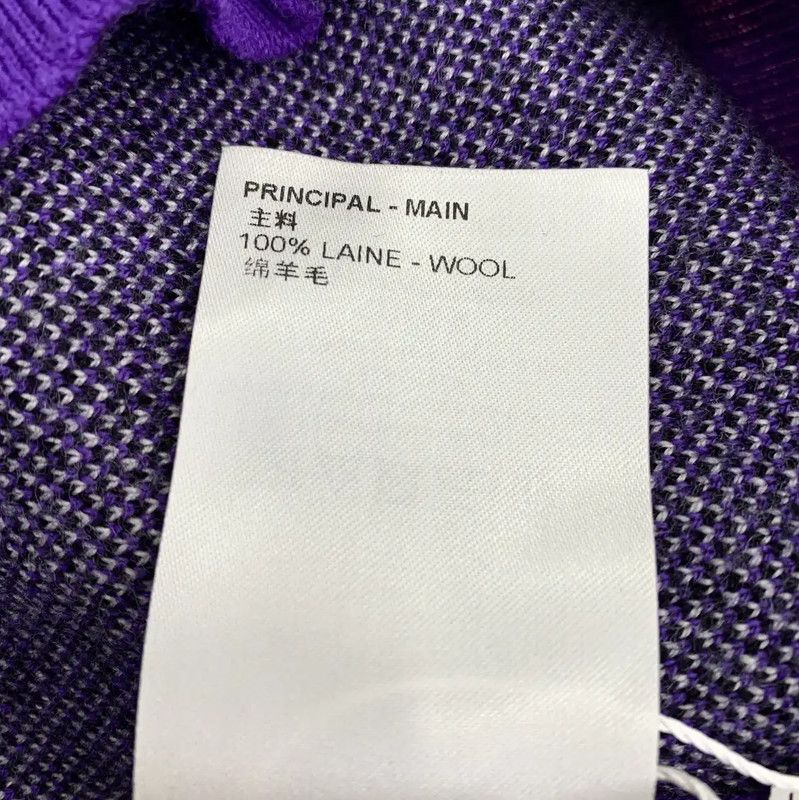 Louis Vuitton Louis Vuitton Purple Cotton Knit Sweater for Women 0089 Size M / US 6-8 / IT 42-44 - 8 Thumbnail