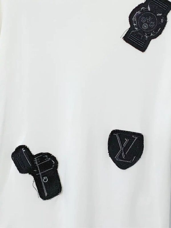 Louis Vuitton Louis Vuitton Cotton White T-Shirt for Women 0089 Size M / US 6-8 / IT 42-44 - 6 Thumbnail