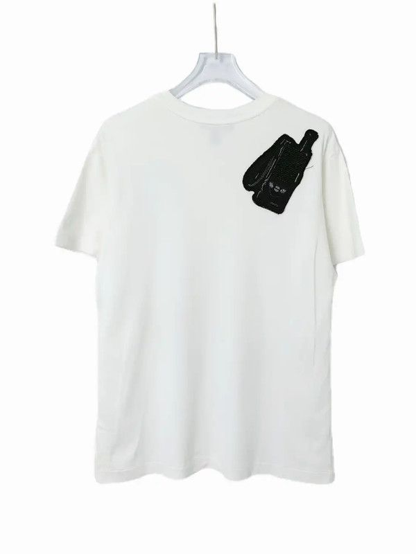 Louis Vuitton Louis Vuitton Cotton White T-Shirt for Women 0089 Size M / US 6-8 / IT 42-44 - 2 Thumbnail