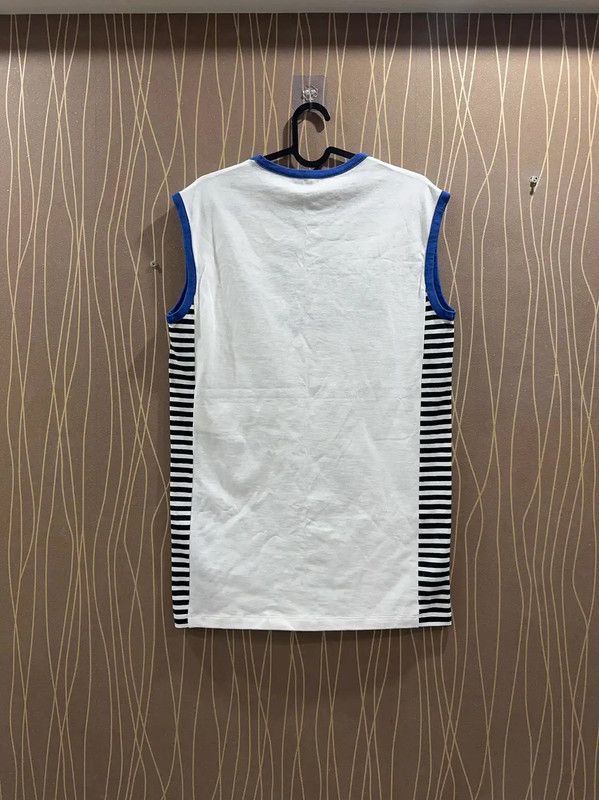 Louis Vuitton Louis Vuitton White Cotton Dress for Women 0089 Size XS / US 0-2 / IT 36-38 - 2 Thumbnail