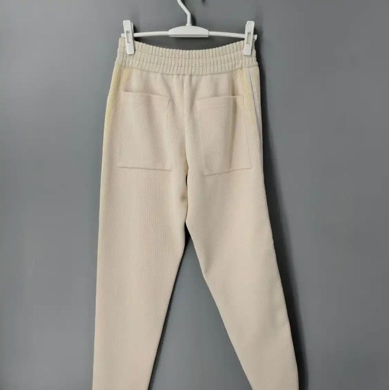 Louis Vuitton Louis Vuitton Yellow Women's Casual Pants 0089 Size 23" - 2 Thumbnail