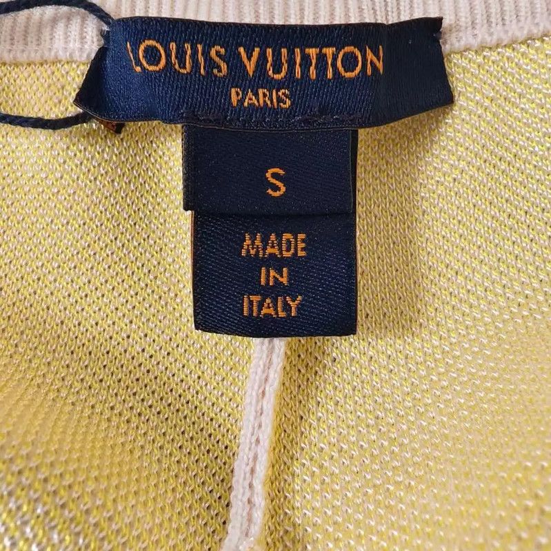 Louis Vuitton Louis Vuitton Yellow Women's Casual Pants 0089 Size 23" - 3 Thumbnail