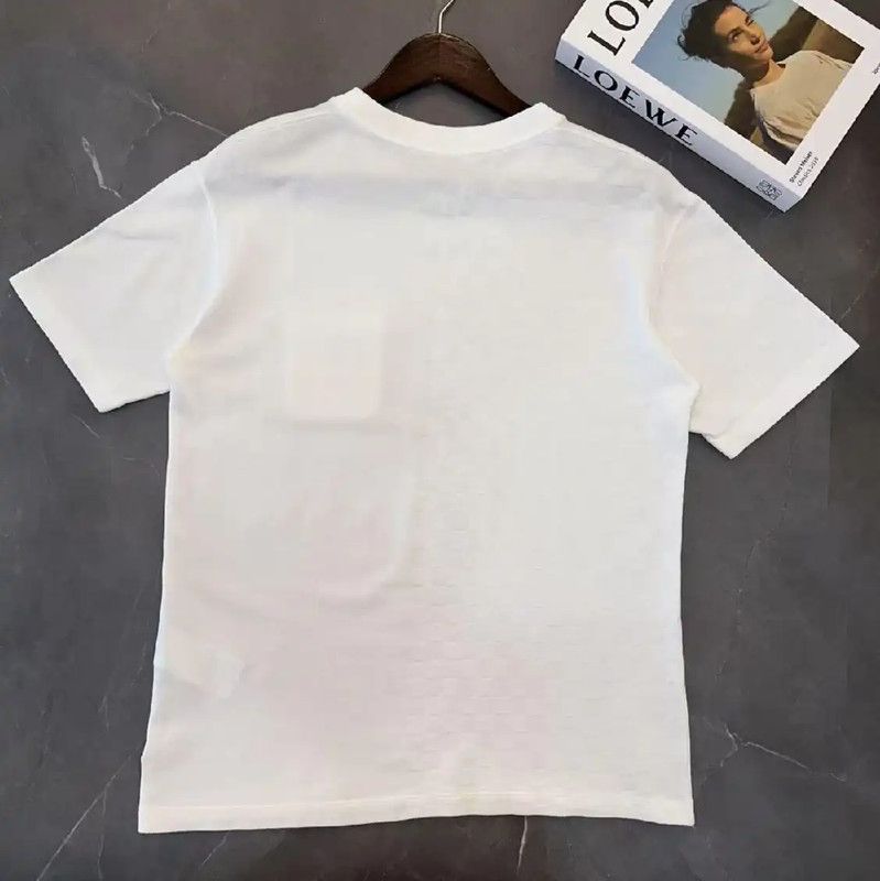 Louis Vuitton Louis Vuitton White Cotton Women's T-Shirt 0089 Size ONE SIZE - 3 Thumbnail