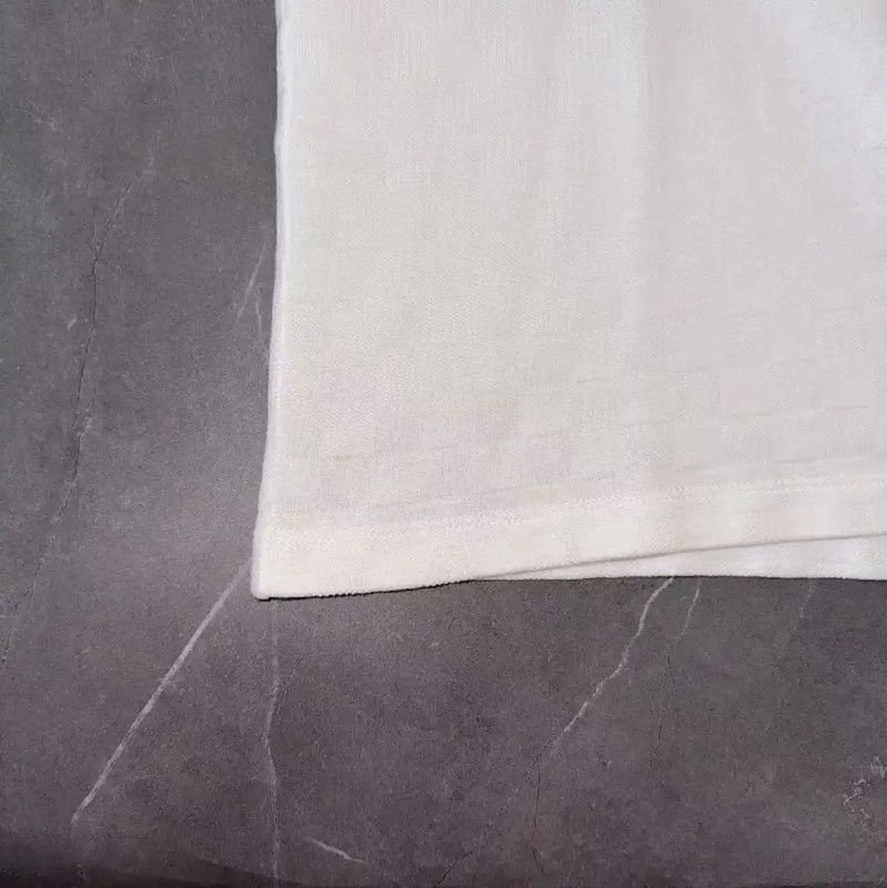 Louis Vuitton Louis Vuitton White Cotton Women's T-Shirt 0089 Size ONE SIZE - 5 Thumbnail