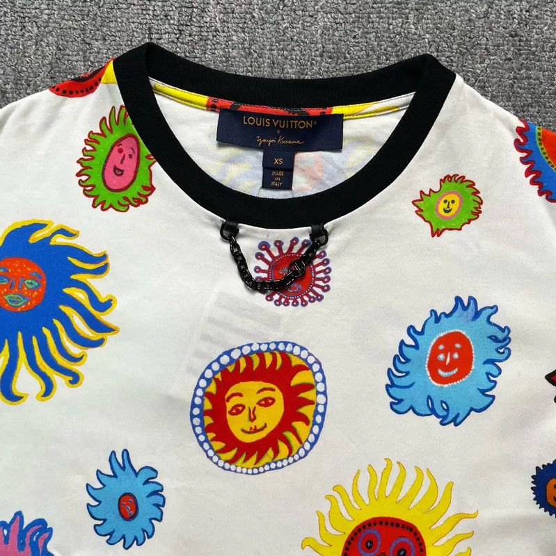 Louis Vuitton Louis Vuitton Colorful Graphic Cotton T-Shirt 0089 Size XS / US 0-2 / IT 36-38 - 4 Thumbnail