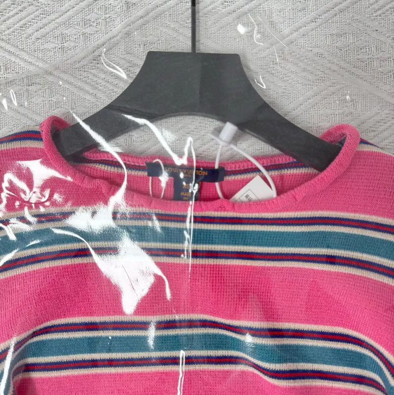 Louis Vuitton Louis Vuitton Spring Autumn Striped Wool Top 0089 Size XS / US 0-2 / IT 36-38 - 6 Thumbnail