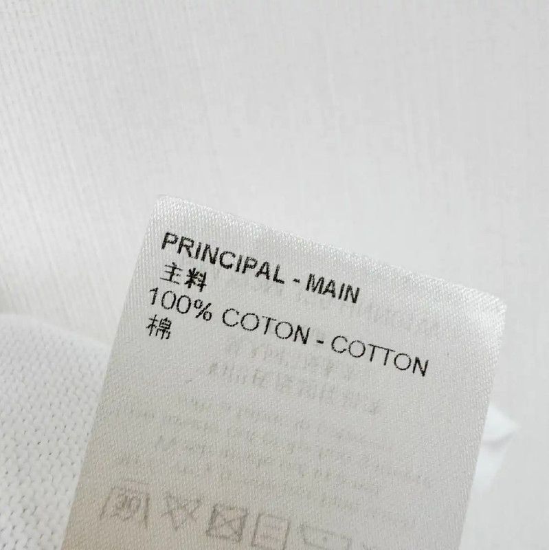 Louis Vuitton Louis Vuitton Women's L-Size White T-Shirt 0089 Size L / US 10 / IT 46 - 4 Thumbnail