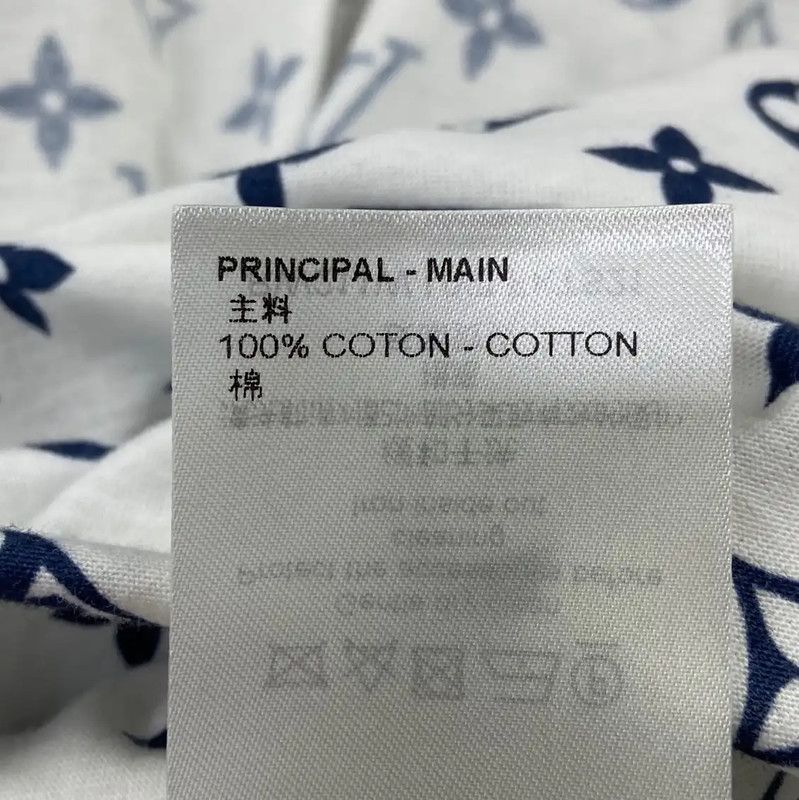 Louis Vuitton Louis Vuitton Women's Cotton T-Shirt in White 0089 Size L / US 10 / IT 46 - 6 Thumbnail