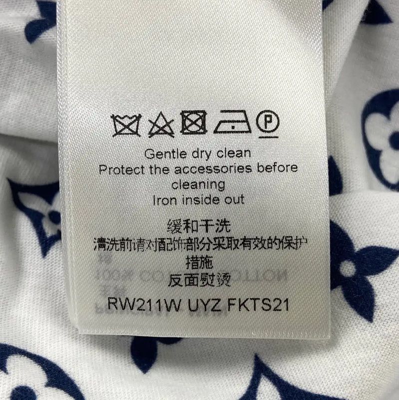 Louis Vuitton Louis Vuitton Women's Cotton T-Shirt in White 0089 Size L / US 10 / IT 46 - 5 Thumbnail
