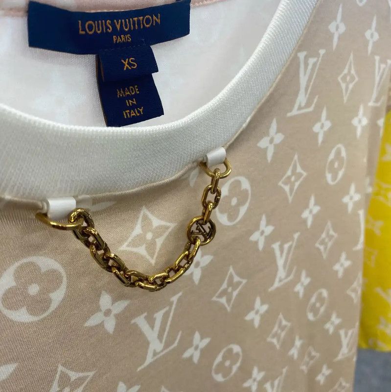Louis Vuitton Louis Vuitton Colorblock Cotton Tee for Women 0089 Size XS / US 0-2 / IT 36-38 - 3 Thumbnail