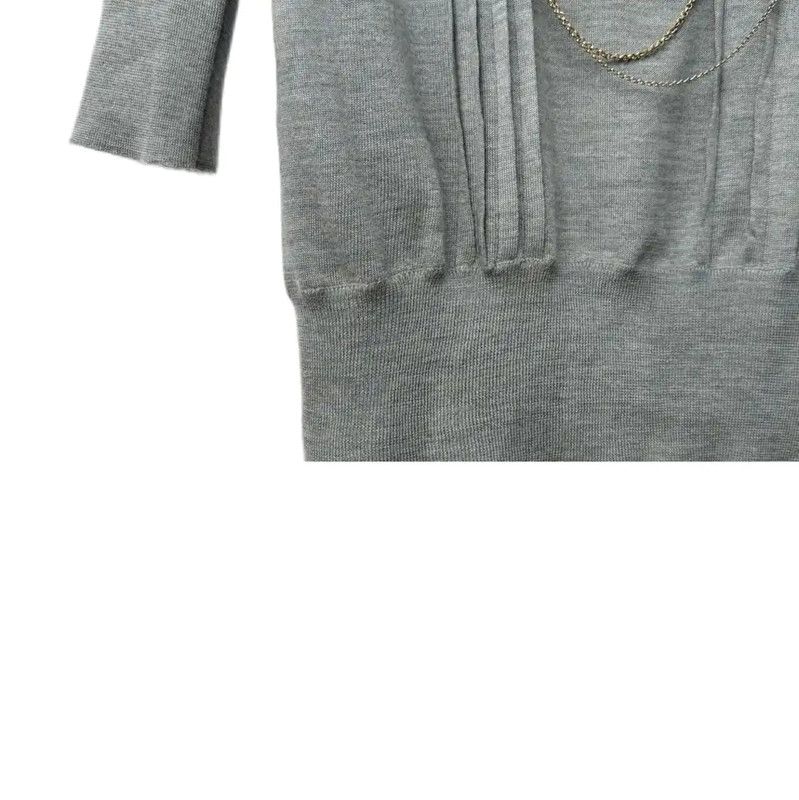 Louis Vuitton Louis Vuitton Gray Cotton Blend Sweater 0089 Size M / US 6-8 / IT 42-44 - 7 Thumbnail