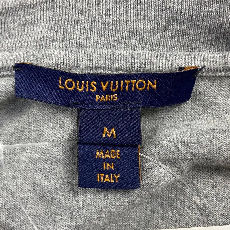 Louis Vuitton Louis Vuitton Gray Cotton T-Shirt for Women 0089 Size M / US 6-8 / IT 42-44 - 4 Thumbnail