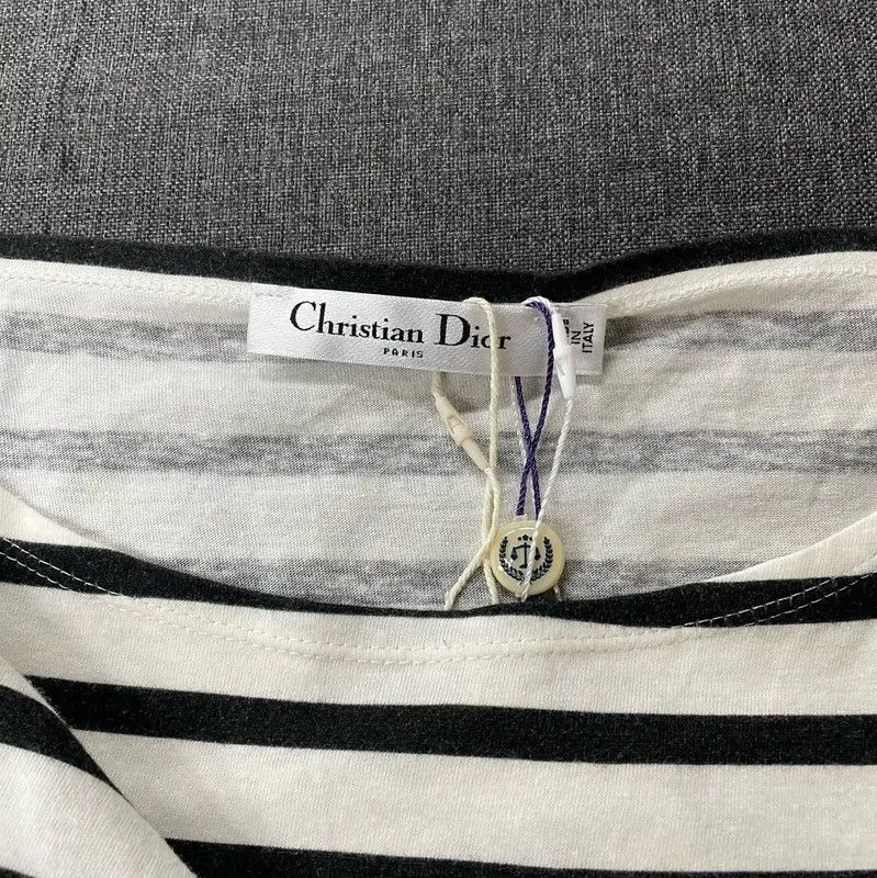 Louis Vuitton Louis Vuitton Women's Red and White Striped Shorts 0089 Size 22" - 7 Thumbnail