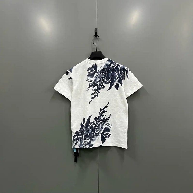 Louis Vuitton Louis Vuitton Summer White Cotton Short Sleeve Tee 0089 Size XS / US 0-2 / IT 36-38 - 2 Thumbnail