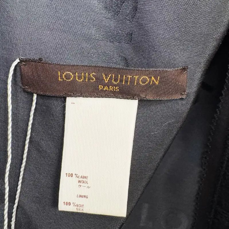 Louis Vuitton Louis Vuitton Blue Women's Coat XS Size 0089 Size XS / US 0-2 / IT 36-38 - 3 Thumbnail