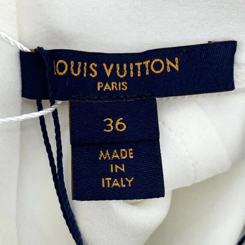 Louis Vuitton Louis Vuitton White Women's XS T-Shirt 0089 Size XS / US 0-2 / IT 36-38 - 6 Thumbnail