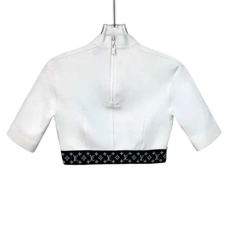 Louis Vuitton Louis Vuitton White Women's XS T-Shirt 0089 Size XS / US 0-2 / IT 36-38 - 2 Thumbnail