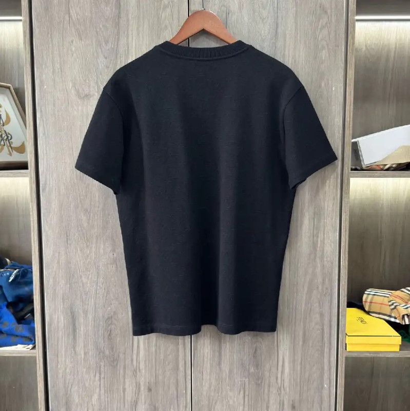 Louis Vuitton Louis Vuitton Black Leather T-Shirt for Women 0089 Size M / US 6-8 / IT 42-44 - 2 Thumbnail