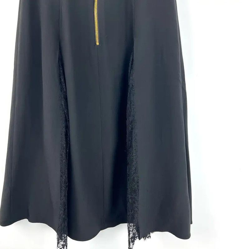 Louis Vuitton Louis Vuitton Black Cotton Midi Skirt for Women 0089 Size 23" - 7 Thumbnail
