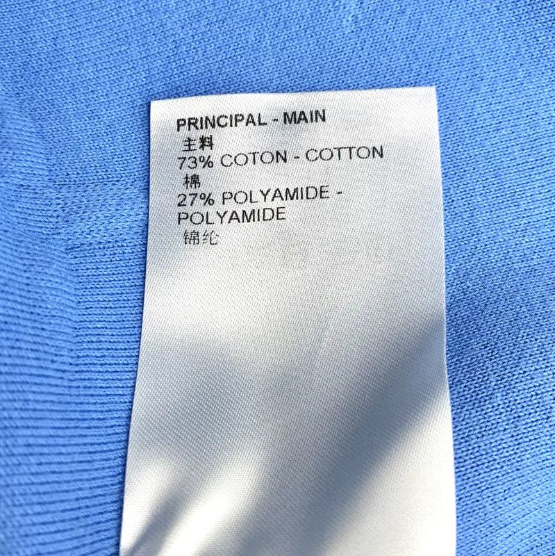 Louis Vuitton Louis Vuitton Blue Cotton Women's T-Shirt 0089 Size XS / US 0-2 / IT 36-38 - 7 Thumbnail