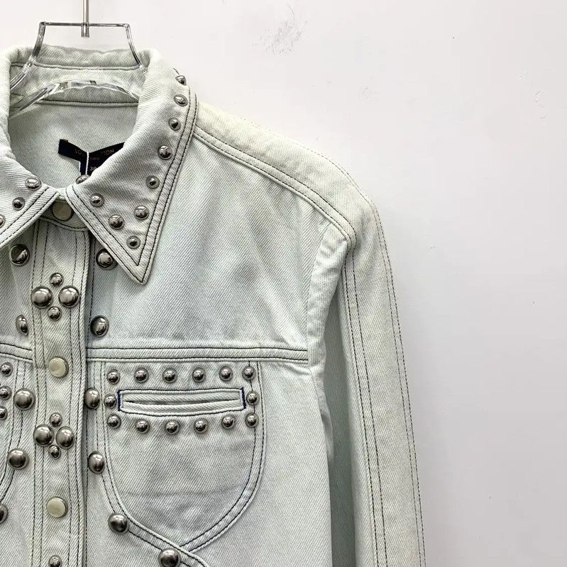 Louis Vuitton Louis Vuitton Light Blue Cotton Dress for Women 0089 Size S / US 4 / IT 40 - 3 Thumbnail