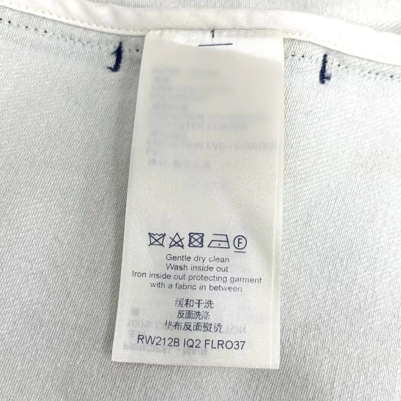 Louis Vuitton Louis Vuitton Light Blue Cotton Dress for Women 0089 Size S / US 4 / IT 40 - 7 Thumbnail