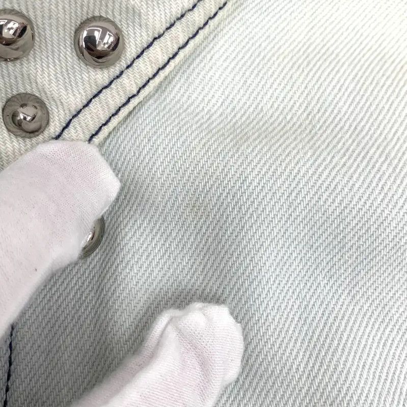 Louis Vuitton Louis Vuitton Light Blue Cotton Dress for Women 0089 Size S / US 4 / IT 40 - 9 Thumbnail