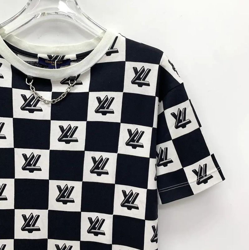 Louis Vuitton Louis Vuitton Color Block Women's T-Shirt 0089 Size S / US 4 / IT 40 - 3 Thumbnail