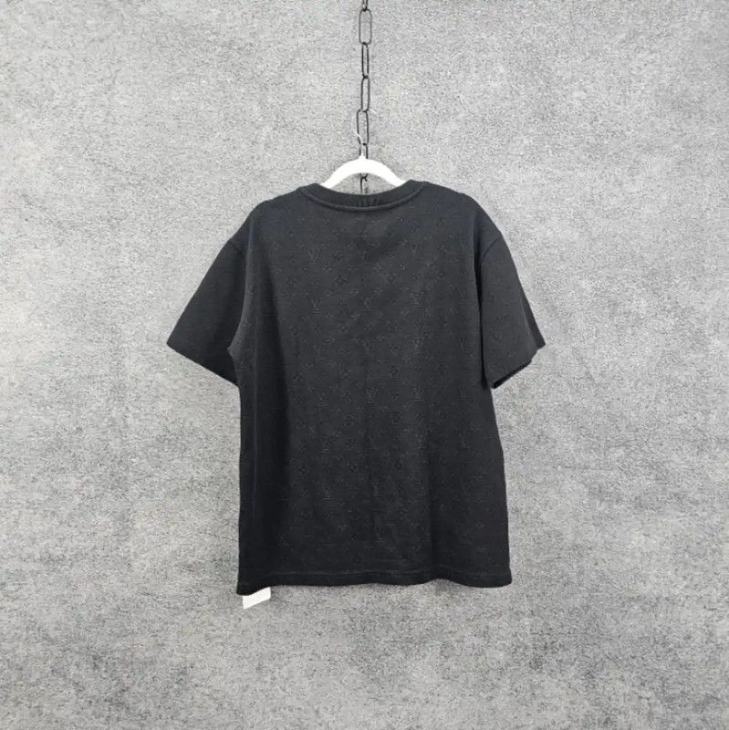 Louis Vuitton Louis Vuitton Black Cotton T-Shirt Size L 0089 Size L / US 10 / IT 46 - 2 Thumbnail