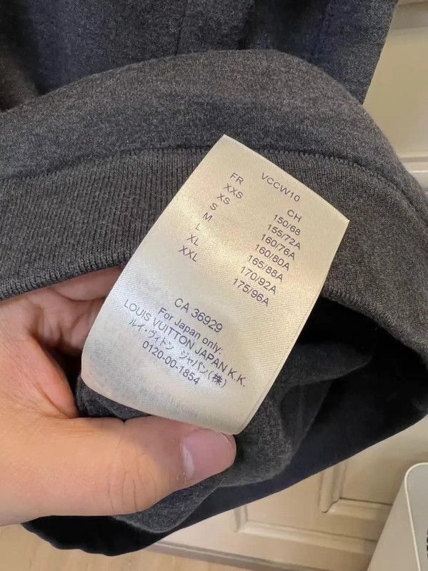 Louis Vuitton Louis Vuitton Gray Cotton Blend Women's Hoodie 0089 Size S / US 4 / IT 40 - 4 Thumbnail