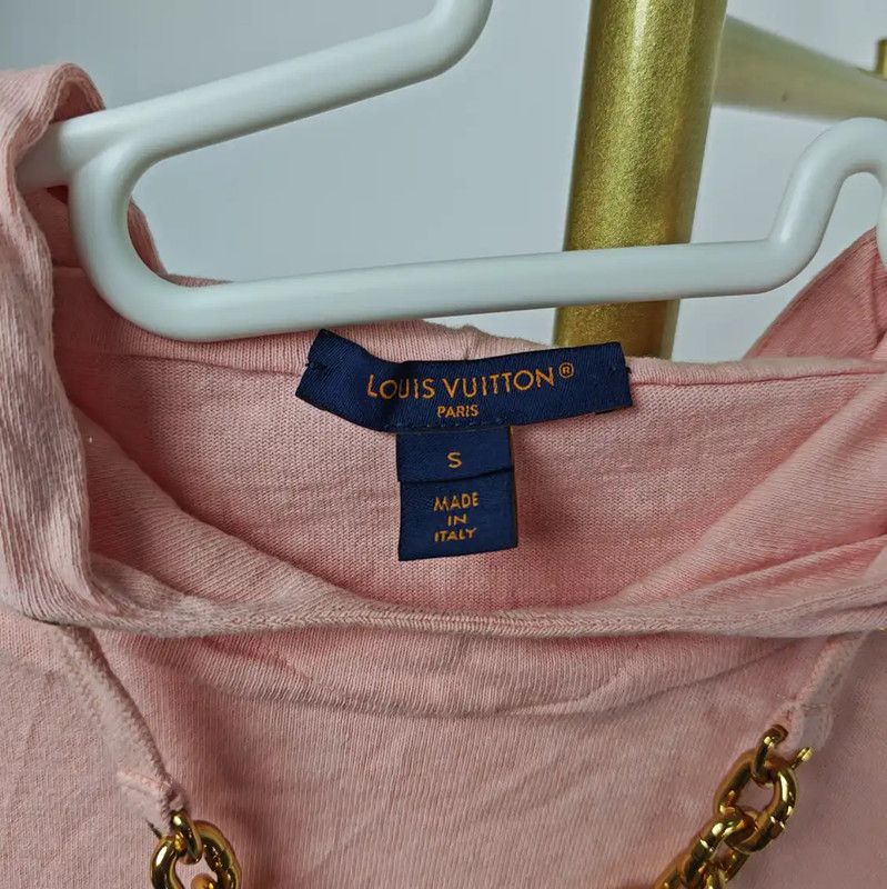 Louis Vuitton Louis Vuitton Pink Cotton Women's T-Shirt 0089 Size S / US 4 / IT 40 - 2 Thumbnail