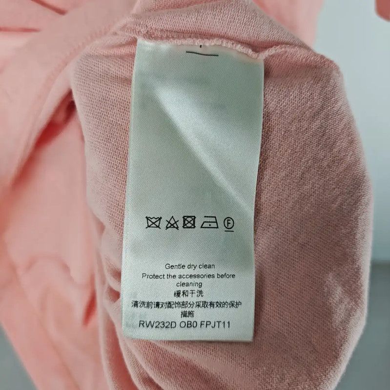 Louis Vuitton Louis Vuitton Pink Cotton Women's T-Shirt 0089 Size S / US 4 / IT 40 - 4 Thumbnail