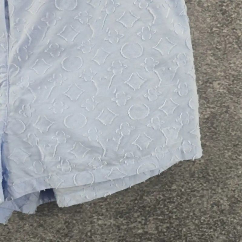 Louis Vuitton Louis Vuitton Blue Cotton Women's Shorts 0089 Size 28" / US 6 / IT 42 - 6 Thumbnail