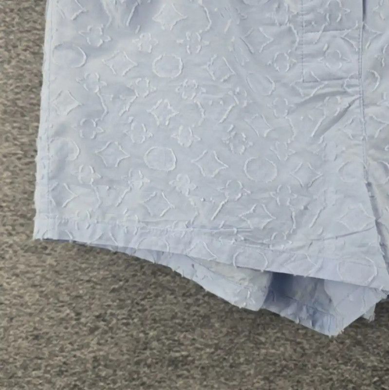 Louis Vuitton Louis Vuitton Blue Cotton Women's Shorts 0089 Size 28" / US 6 / IT 42 - 5 Thumbnail