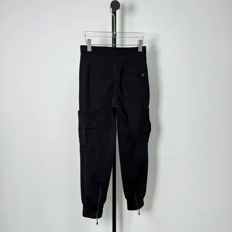 Louis Vuitton Louis Vuitton Black Women's Casual Pants 0089 Size 23" - 2 Thumbnail