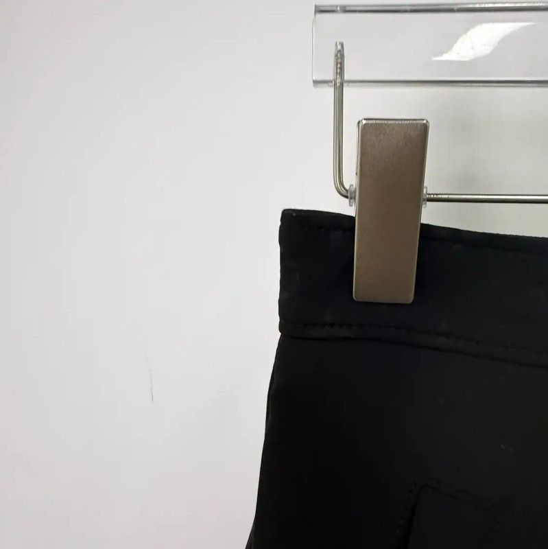 Louis Vuitton Louis Vuitton Black Women's Casual Pants 0089 Size 23" - 3 Thumbnail