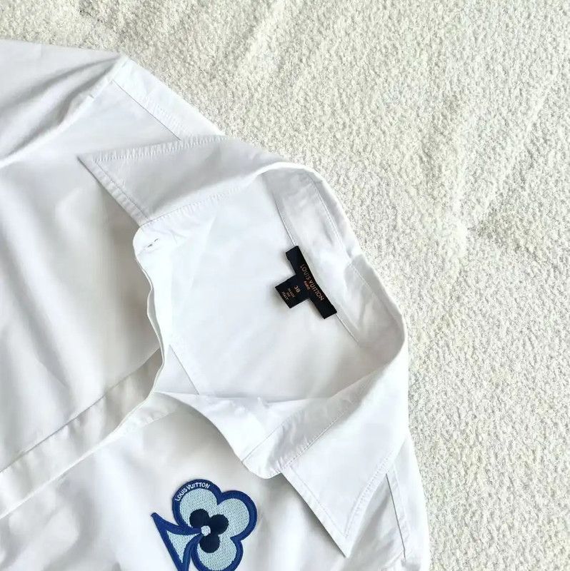 Louis Vuitton Louis Vuitton White Cotton Dress for Women 0089 Size ONE SIZE - 3 Thumbnail