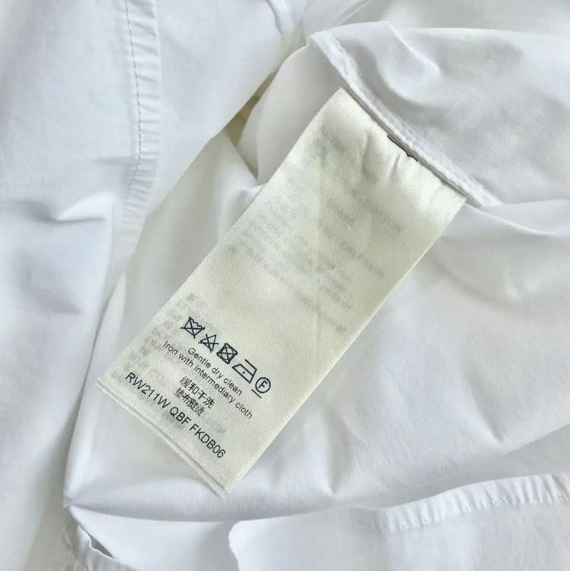 Louis Vuitton Louis Vuitton White Cotton Dress for Women 0089 Size ONE SIZE - 5 Thumbnail