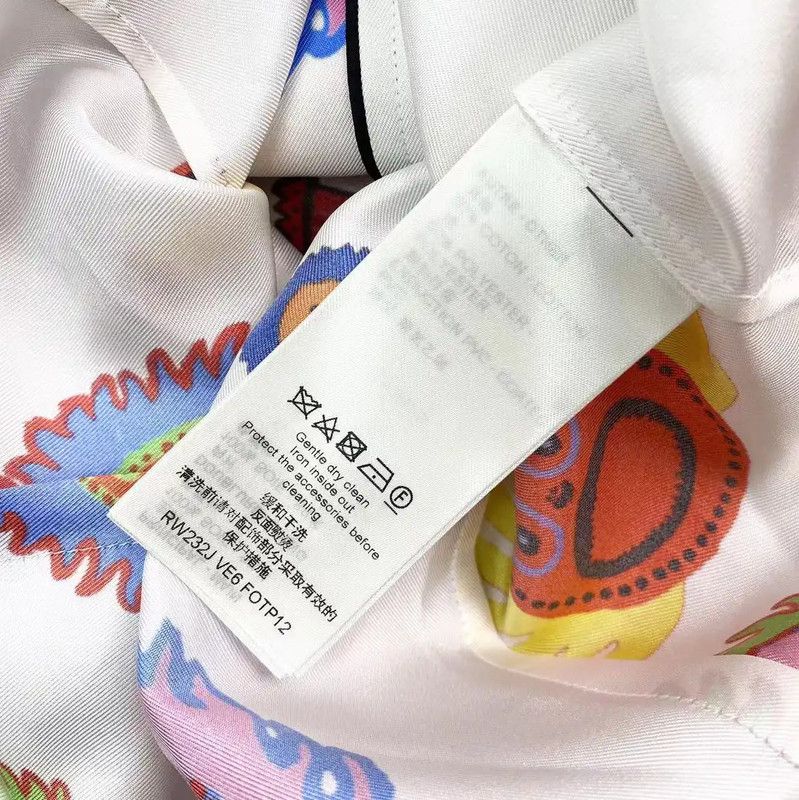 Louis Vuitton Louis Vuitton Colorful Silk Women's Shirt 0089 Size ONE SIZE - 3 Thumbnail