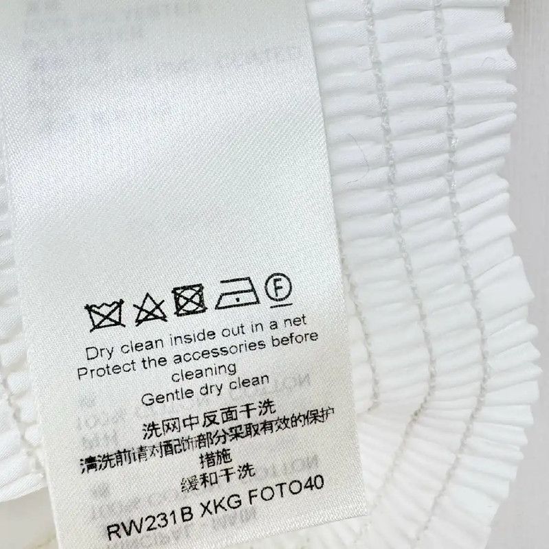 Louis Vuitton Louis Vuitton Women's White Summer Short Sleeve Shirt 0089 Size XS / US 0-2 / IT 36-38 - 7 Thumbnail