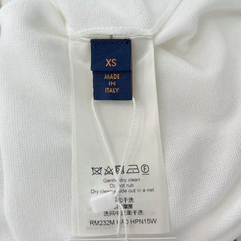 Louis Vuitton Louis Vuitton White Cotton Graphic Summer T-Shirt 0089 Size XS / US 0-2 / IT 36-38 - 6 Thumbnail