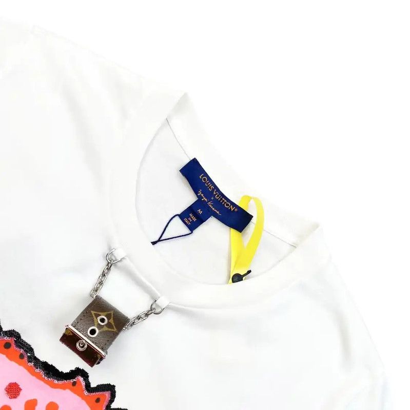 Louis Vuitton Louis Vuitton Colorful Cotton Women's T-Shirt 0089 Size M / US 6-8 / IT 42-44 - 3 Thumbnail